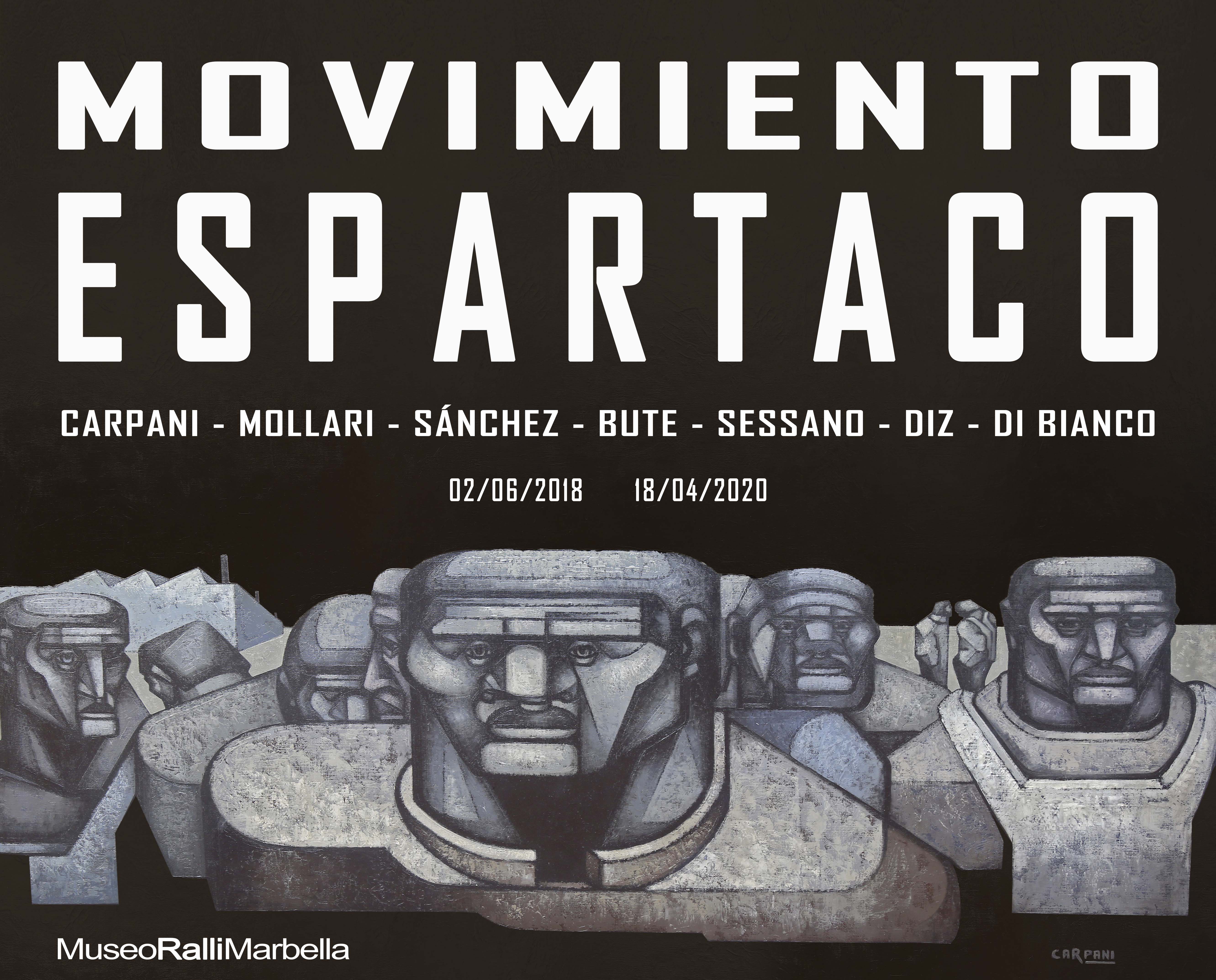 Invitation to an exhibition of paintings about the Spartacus movement Invitation to an exhibition of paintings about the Spartacus movement
